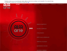 Tablet Screenshot of alfaarte.com